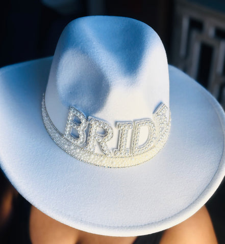 Bride Cowboy Hat